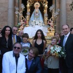 invitados con la virgen de peñarroya