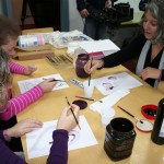 taller de pintura con vino